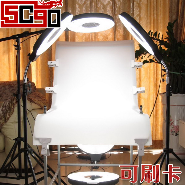 5Cgo 專利 淘美圖柔光箱攝影燈具攝影棚套裝攝影器材 P004100