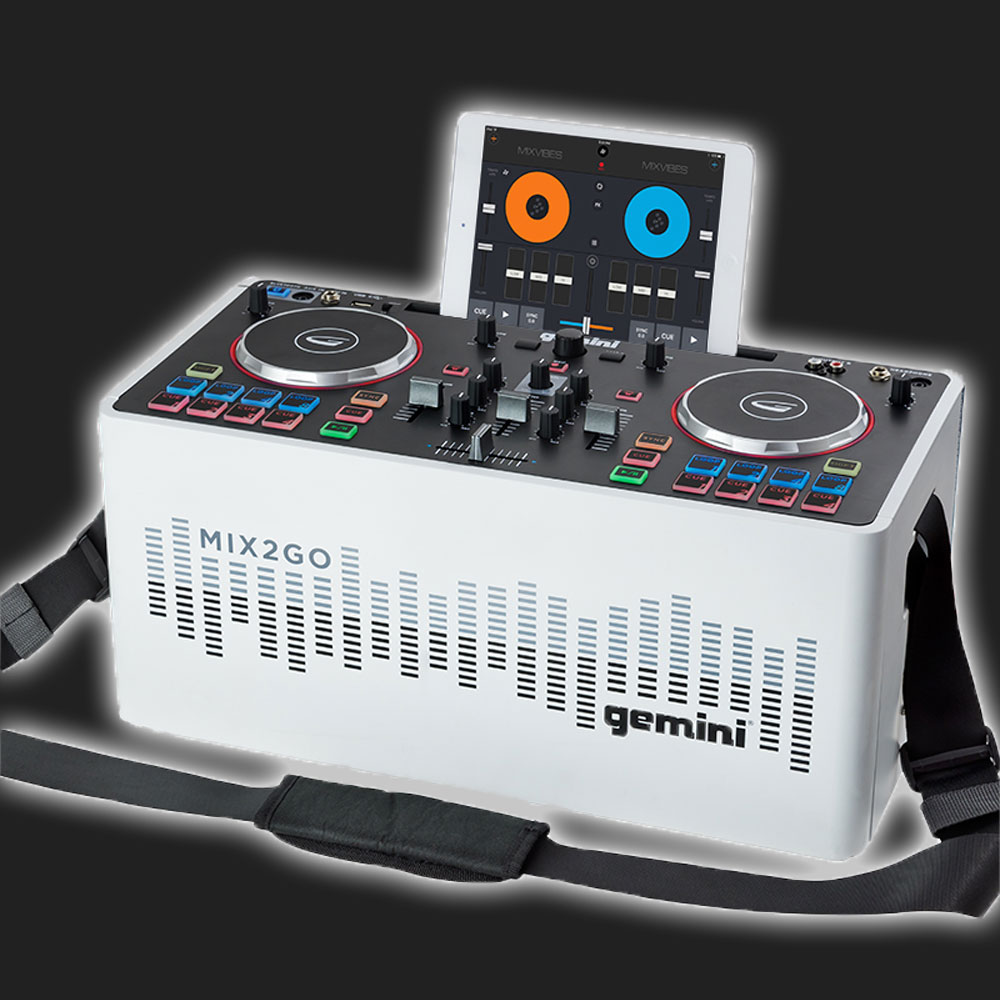 5Cgo 538000763448 美國 gemini MIX2GO HI-FI 音響打碟機私人派對生活娛樂型音響系統 DJ 裝備 PY99810