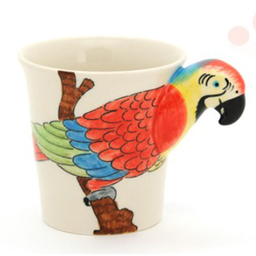5Cgo 37087869124 個性立體可愛動物陶瓷水杯咖啡馬克杯子創意禮物 ZXJ88000
